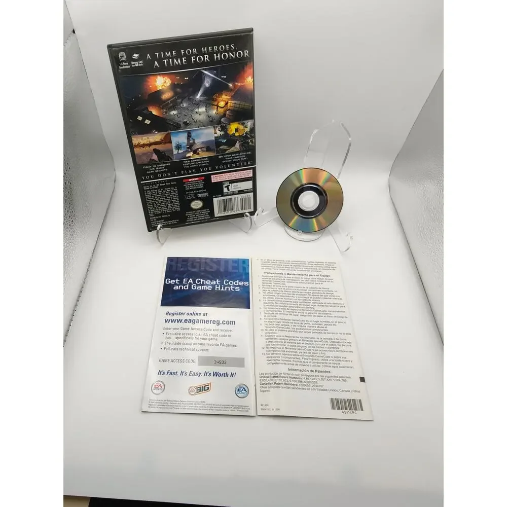 Medal of Honor European Assault GameCube CIB Tested on Wii